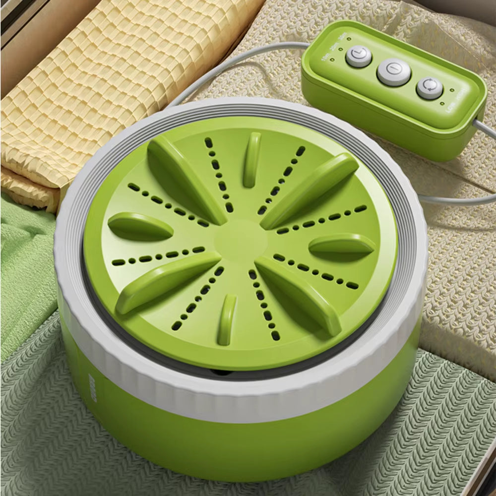 Compact and Efficient Mini Washing Machine with USB and Turbo Cleaning for Home and Travel